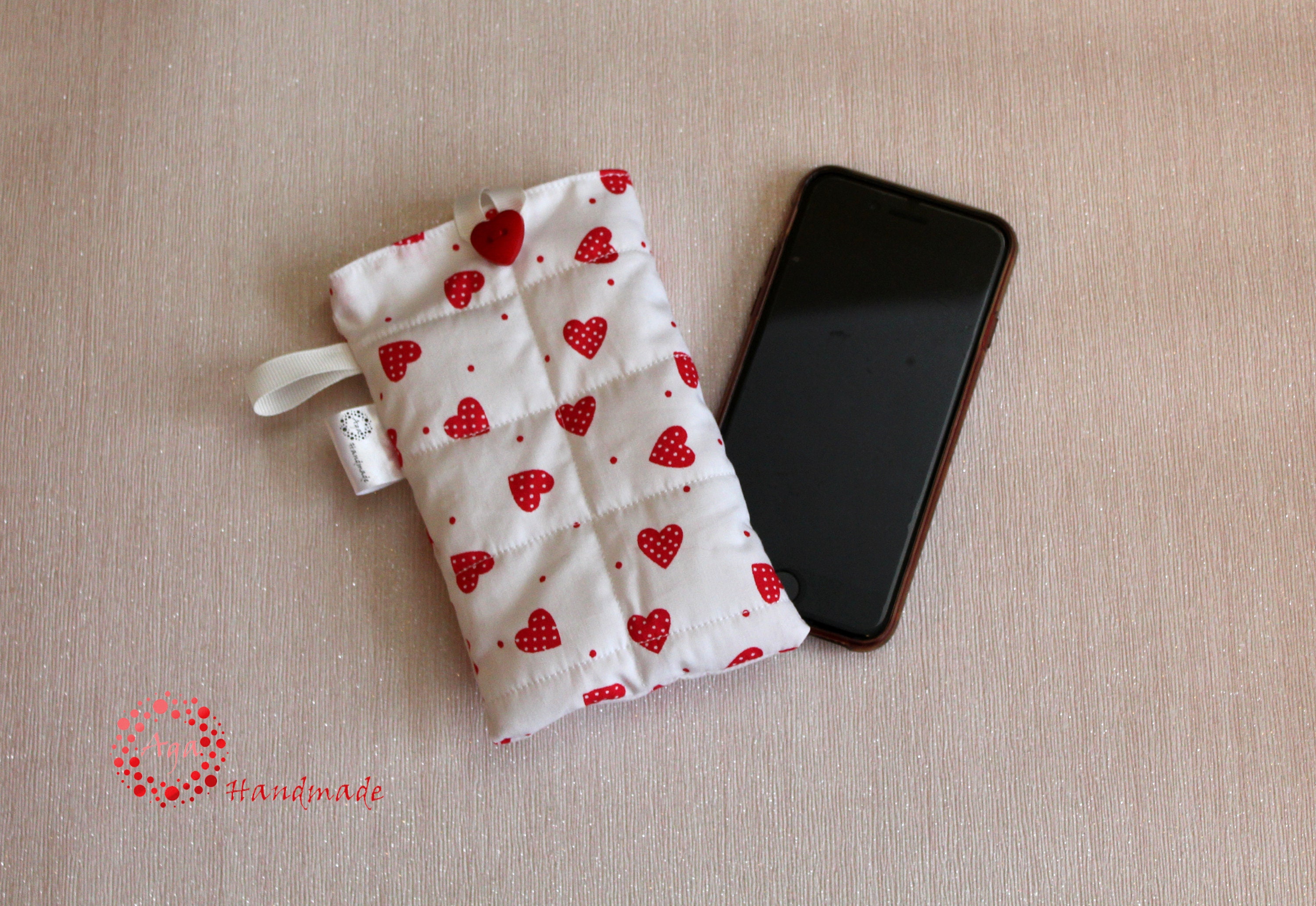 Quilted Mobile Phone Case Quilted Mobile Phone Cover Cotton Etsy UK