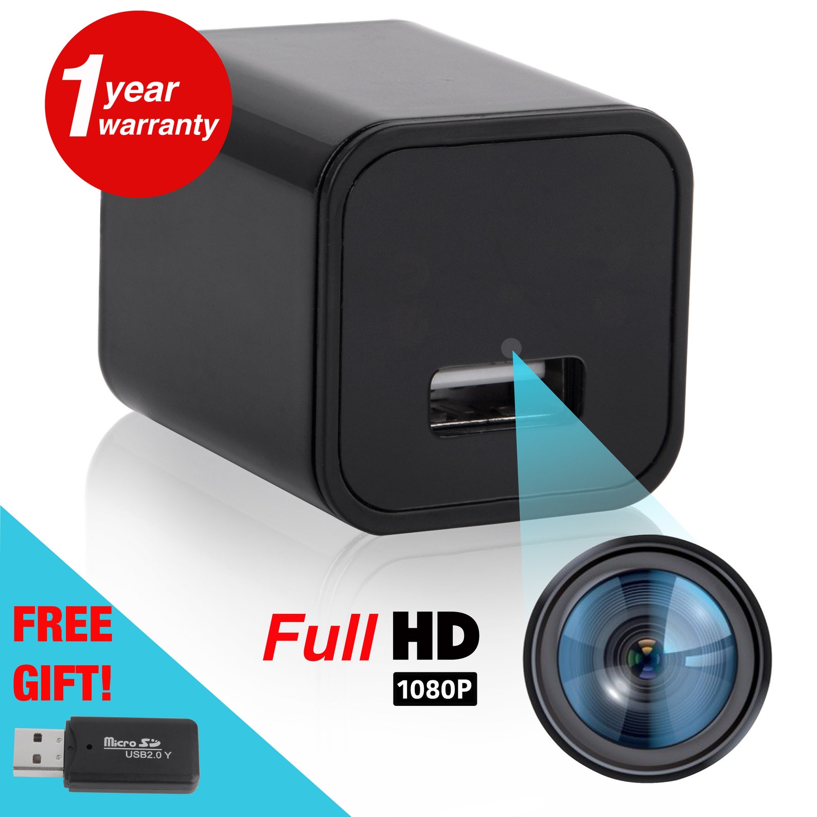 USB Charger Camera Nanny Cam Night Vision Motion Sensor Etsy