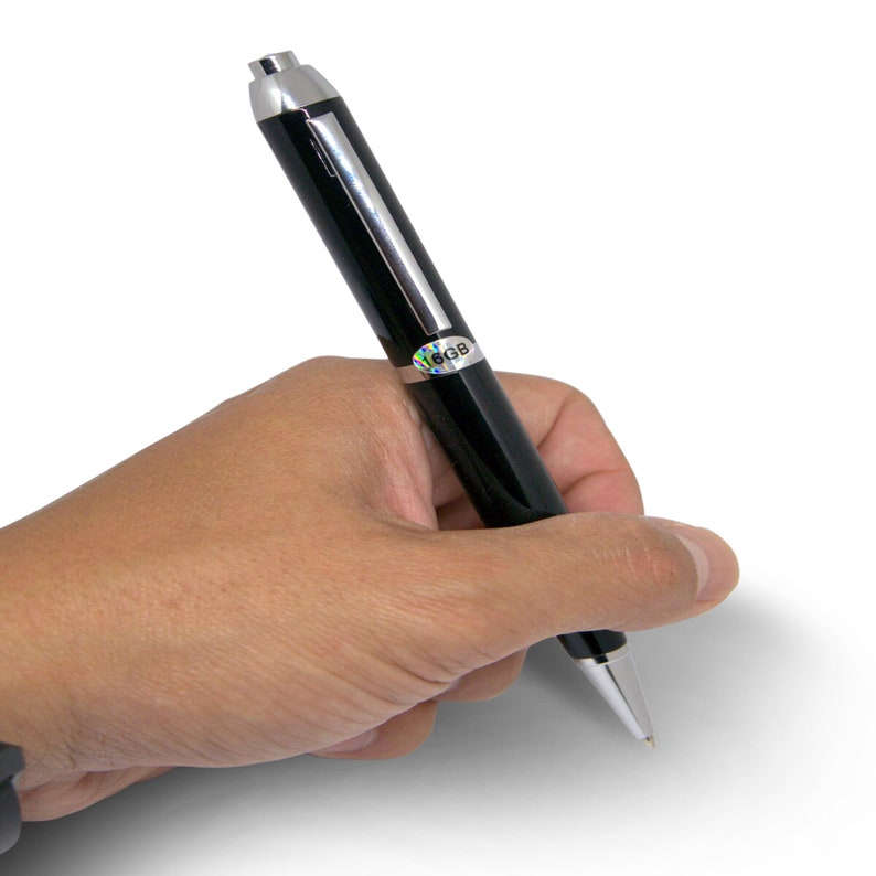 Digital Voice Activated Recorder Pen 16GB Rechargeable Audio Etsy