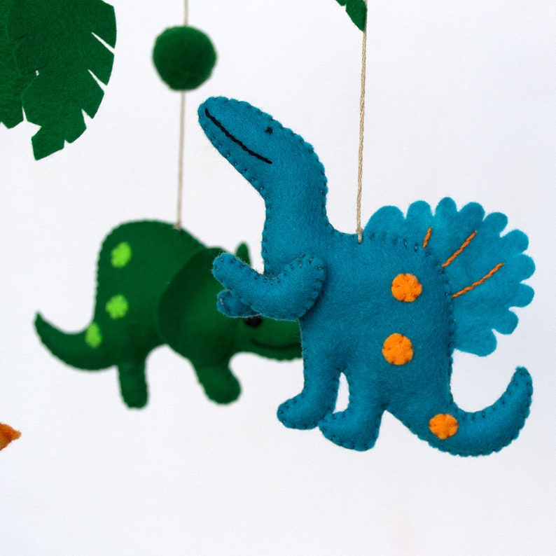 Baby dinosaur mobile crib mobile handmad dino project by Etsy