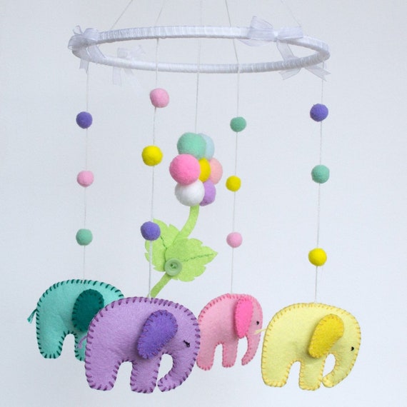 elephant crib mobile for cheap