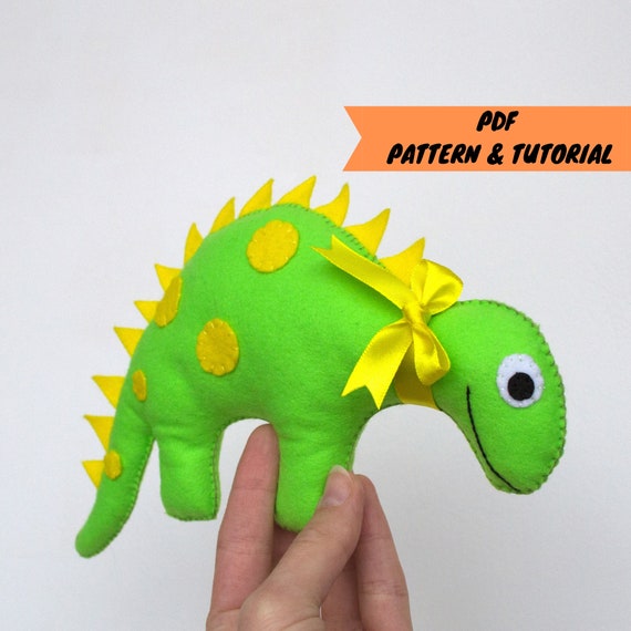 stuffed dinosaur pattern