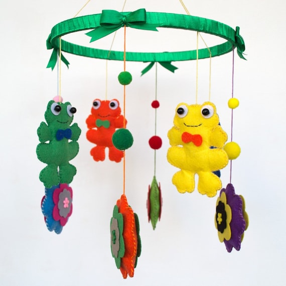 frog baby mobile