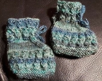 Baby socks baby socks hand-knitted 2-3 months