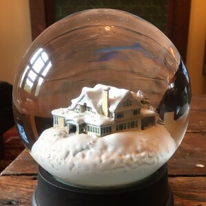 Custom Snow Globe Your home in a globe image 5