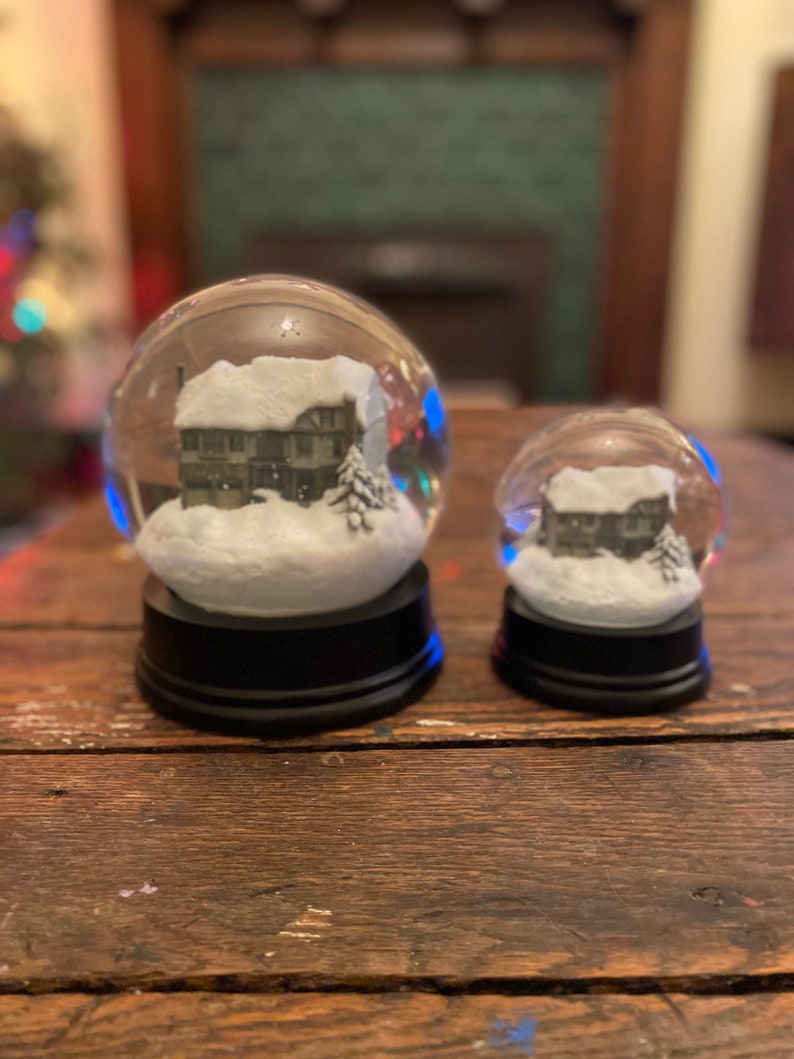 Custom Snow Globe Your home in a globe image 8