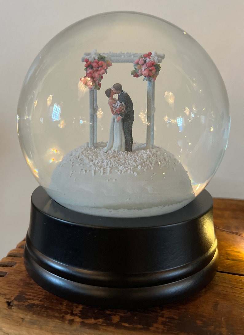 Custom Wedding Gift Snow Globes image 6