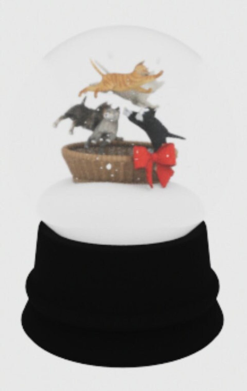 Kittens Snow Globe and Game image 1