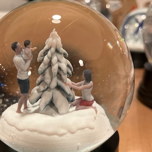 Your Family, Friends, Characters in a Snow Globe!