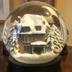 Custom Snow Globe Your home in a globe image 3