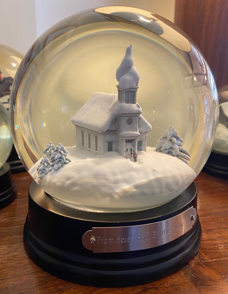 Custom Wedding Gift Snow Globes image 5