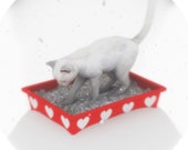 Valentine’s Kitty Litter Snow Globe