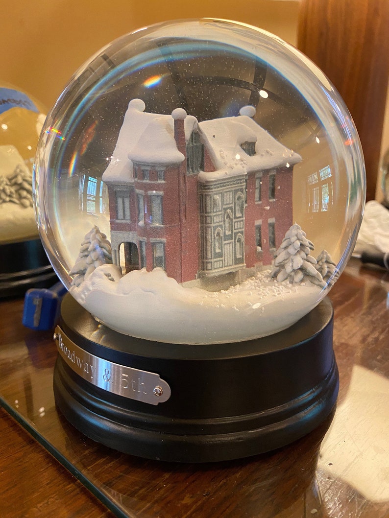 Custom Snow Globe Your home in a globe image 4