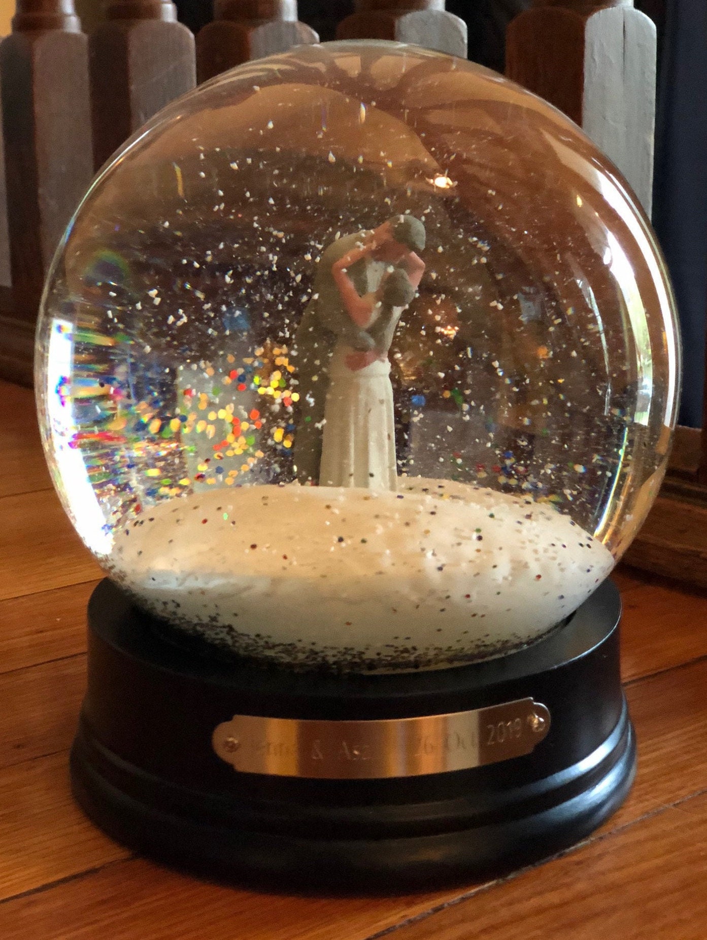 Custom Wedding Gift Snow Globes Etsy