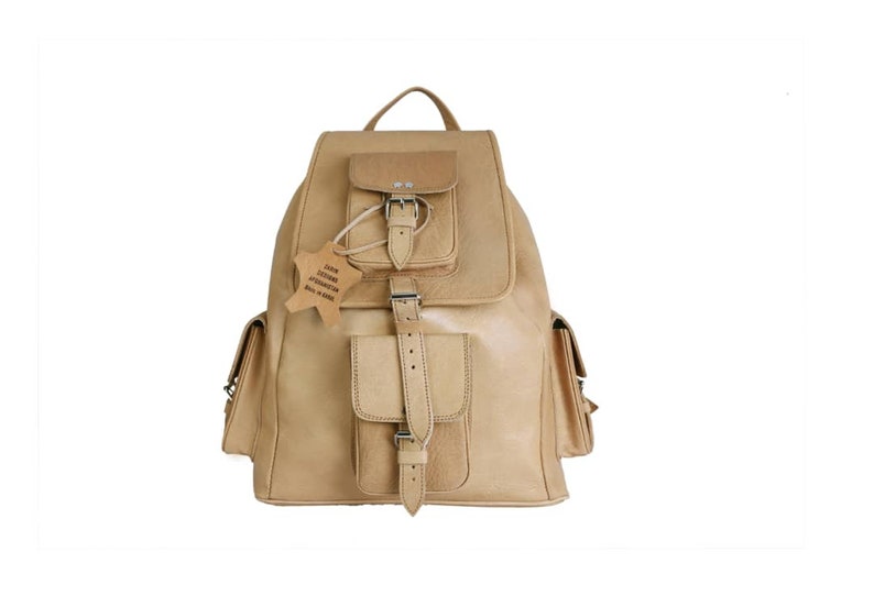 Bamyan Handmade Real Leather Backpack Genuine Handcrafted - Real Leather Backpack Bamyan Handmade Real Leather Backpack Genuine Handcrafted - Real Leather Backpack