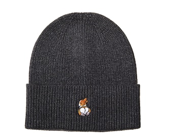 Hatphile Corgi Butt Embroidery Knit Beanie Toque