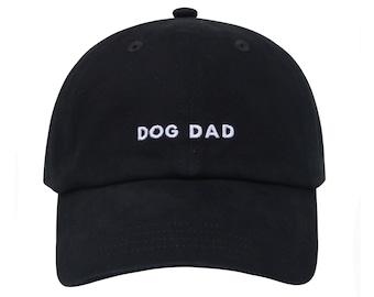 Hatphile Simple Style Unconditional Love Dog Dad Embroidery Dad Hat Baseball Cap