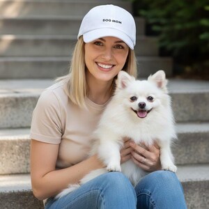 Dog Mom Baseball Cap | Embroidered Cotton Twill Hat, HatPhile image 9