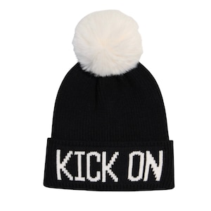 Horse Lover Beanie: Equestrian Gift - 'More Leg' Design