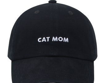 Custom Snapback Hats for Men & Women Cat Mom Head Grey Embroidery Cotton Custom Snapback Hats for Men & Women Cat Mom Head Grey Embroidery Cotton