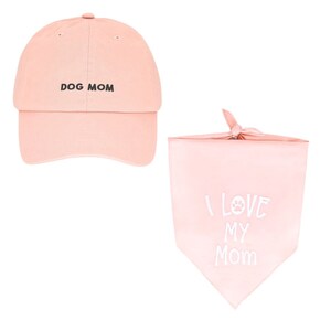 Dog Mom Baseball Cap - Pre-Washed Soft Embroidery Dad Hat, Adjustable Strapback For Dog Lovers, Gift For Doodle Mom (Black)