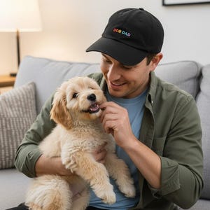 Hatphile Simple Style Unconditional Love Dog Dad Embroidery Dad Hat Baseball Cap image 12