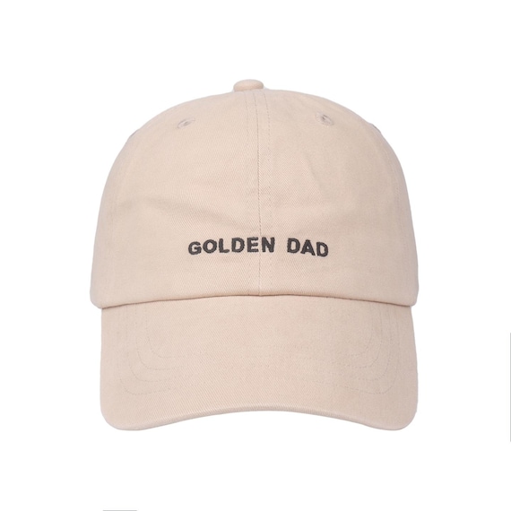 Golden Retriever Dad Hat: Embroidered Cotton Baseball Cap