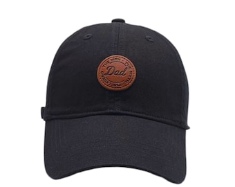 Hatphile Pre-washed Soft Dad Hat Baseball Cap Dad the Man the Myth the Legend Leather Patch