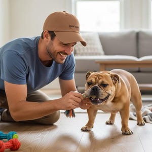 Hatphile Simple Style Unconditional Love Dog Dad Embroidery Dad Hat Baseball Cap image 13
