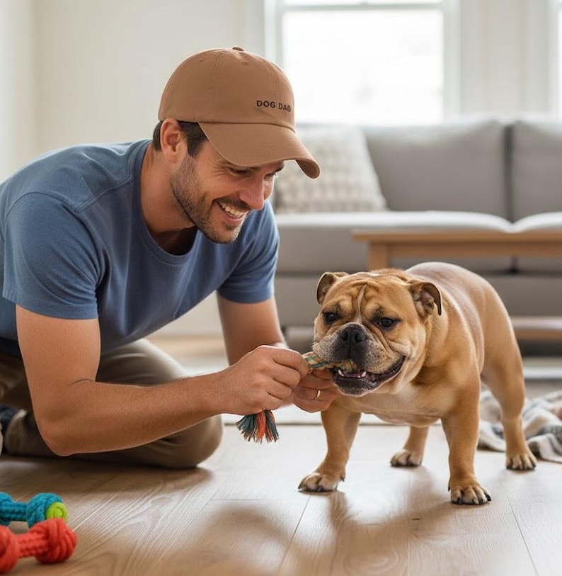 Hatphile Simple Style Unconditional Love Dog Dad Embroidery Dad Hat Baseball Cap image 13