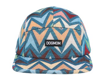 Hatphile Dog Mom & Dog Dad Zigzag 5 Panel Camp Hat