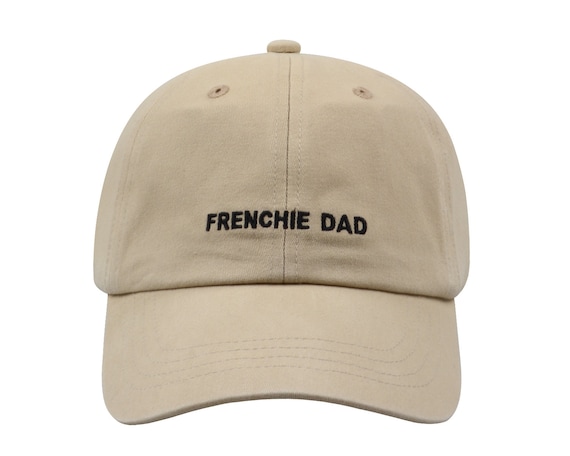 Embroidered Frenchie Dad Hat - Soft Cotton Baseball Cap