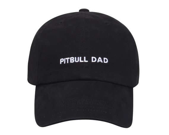 Hatphile Pre-washed Soft Cotton Baseball Cap for Pitbull Mom Pitbull Dad