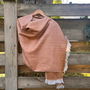 Alpaka Schal Soft Copper tan