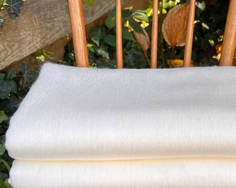 Alpaca Throw Blanket Soft white | Wool blanket |