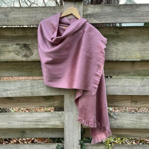 Alpaca Shawl Old Rose