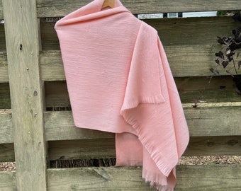 Alpaca sjaal roze schelp