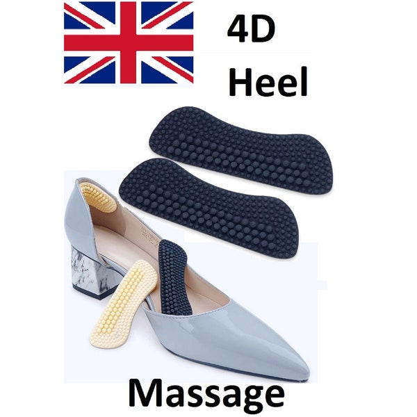 Shoe Foot Heel Massage Blister Protection Silicon Soft Pads Feet Shoes Liner UK