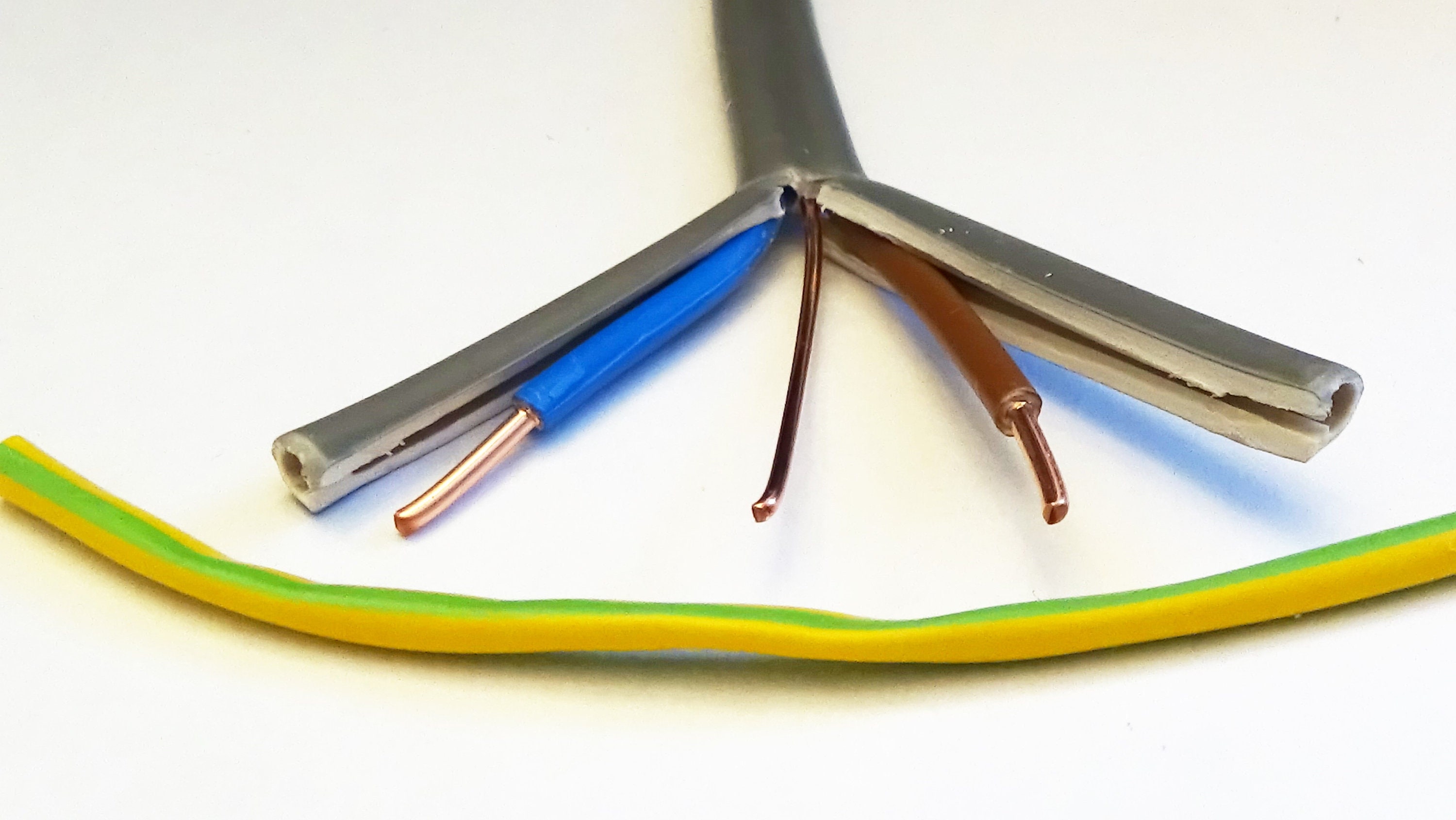 Thick Copper Wire 2.5mm Twin Earth House Electric Cable 40 amp Etsy