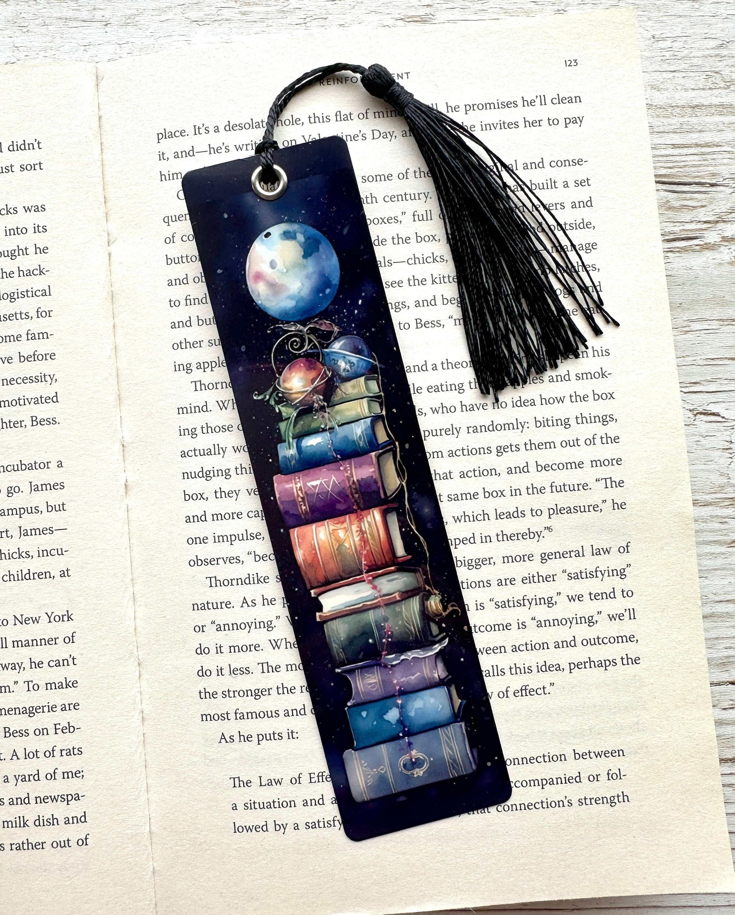 Segnalibro Dark Romance In Metallo Con Nappa - Regalo Per Lettori - Foto 9