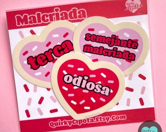 Malcriada Sugar Cookie Sticker Pack