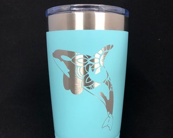 Orca - Engraved Tumbler