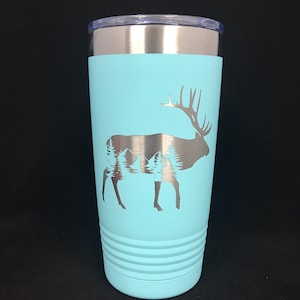 Elk - Engraved Tumbler outdoorsman outdoorswoman gift