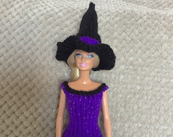 Ropa para muñecas de moda - Disfraz de bruja para Halloween