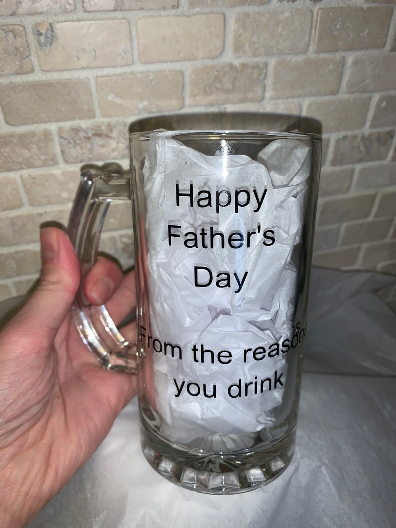 happy Father\u2019s Day from the reason you drink Father\u2019s Day beer steins