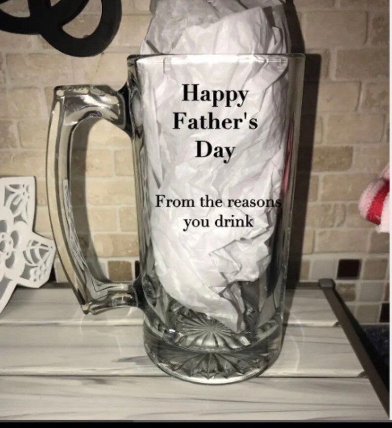 happy Father\u2019s Day from the reason you drink Father\u2019s Day beer steins