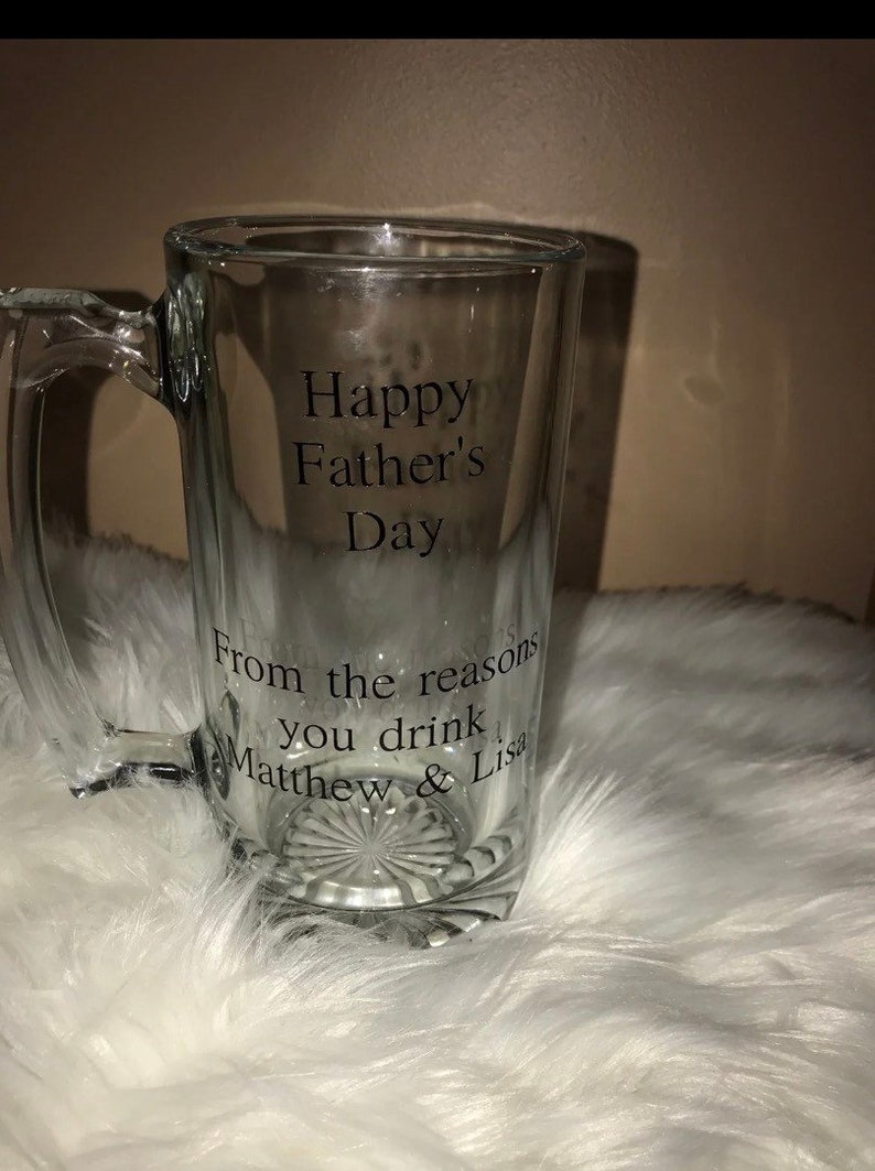 happy Father\u2019s Day from the reason you drink Father\u2019s Day beer steins