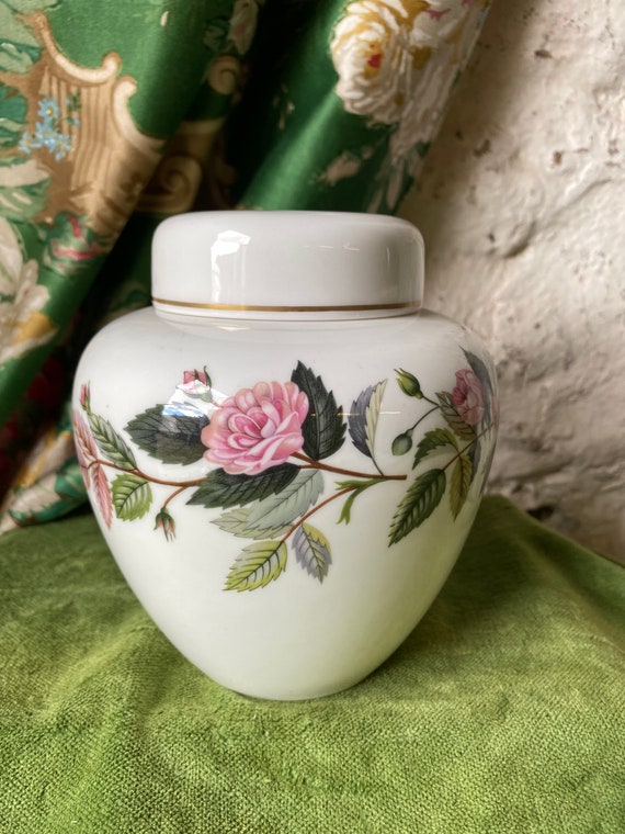 Wedgwood Hathaway Rose Bone China Ginger Jar - Etsy