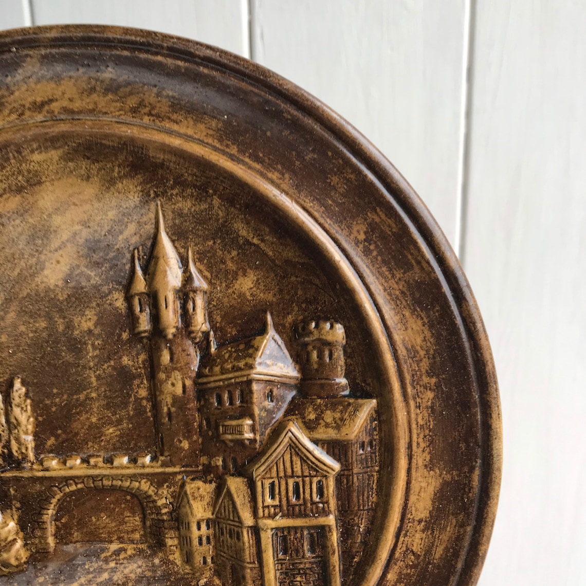 Decorative Ceramic Wall Plaque Etsy