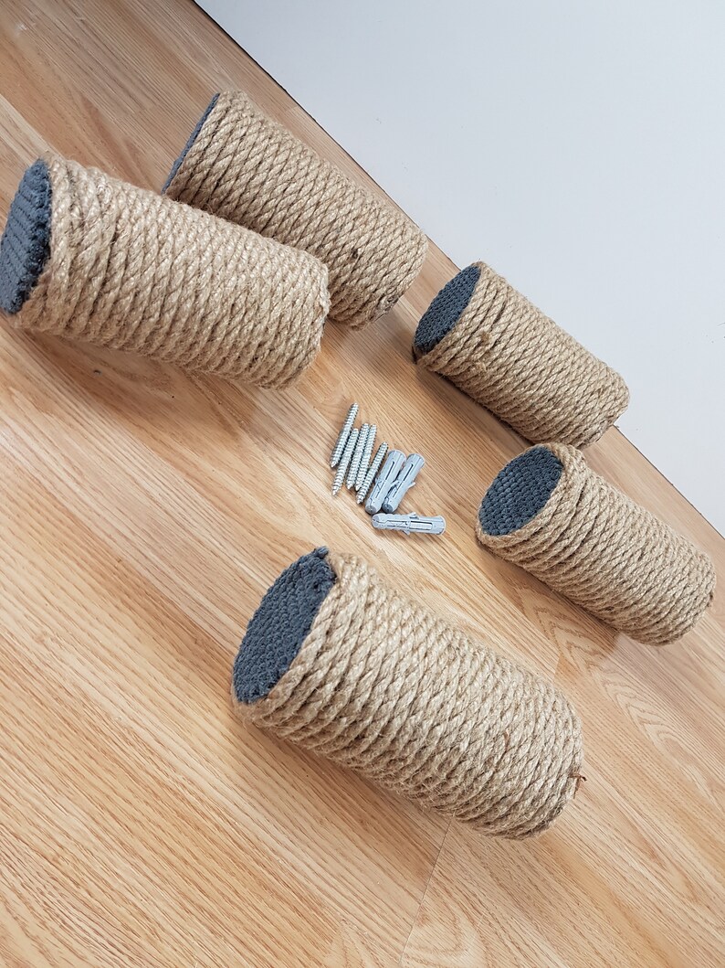 Floating sisal post steps cat scratching post cat scratch Etsy